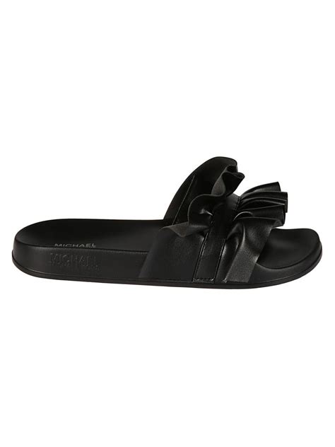 michael kors bella sport slide|MICHAEL Michael Kors Black Bella Sport Slides .